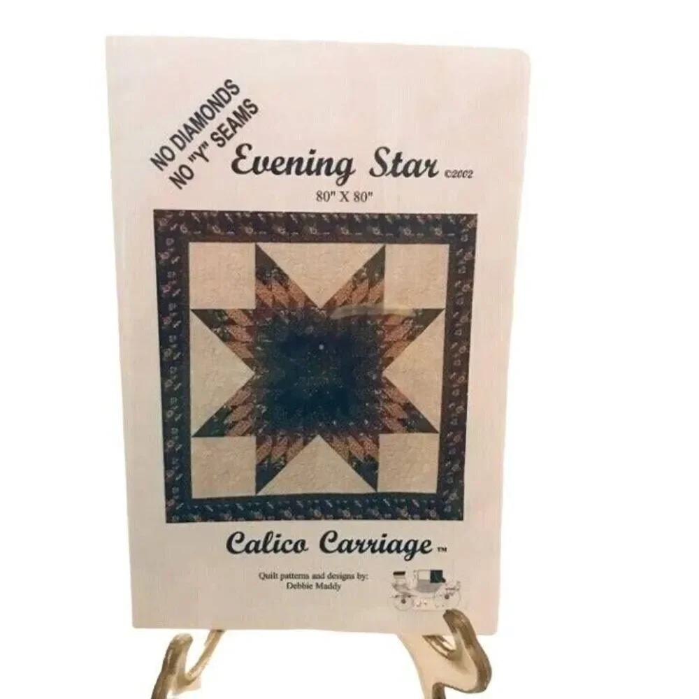 #1540 Evening Star CALICO CARRIEGE Quilt Sewing Pattern